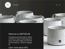 Tablet Screenshot of iamthelab.com